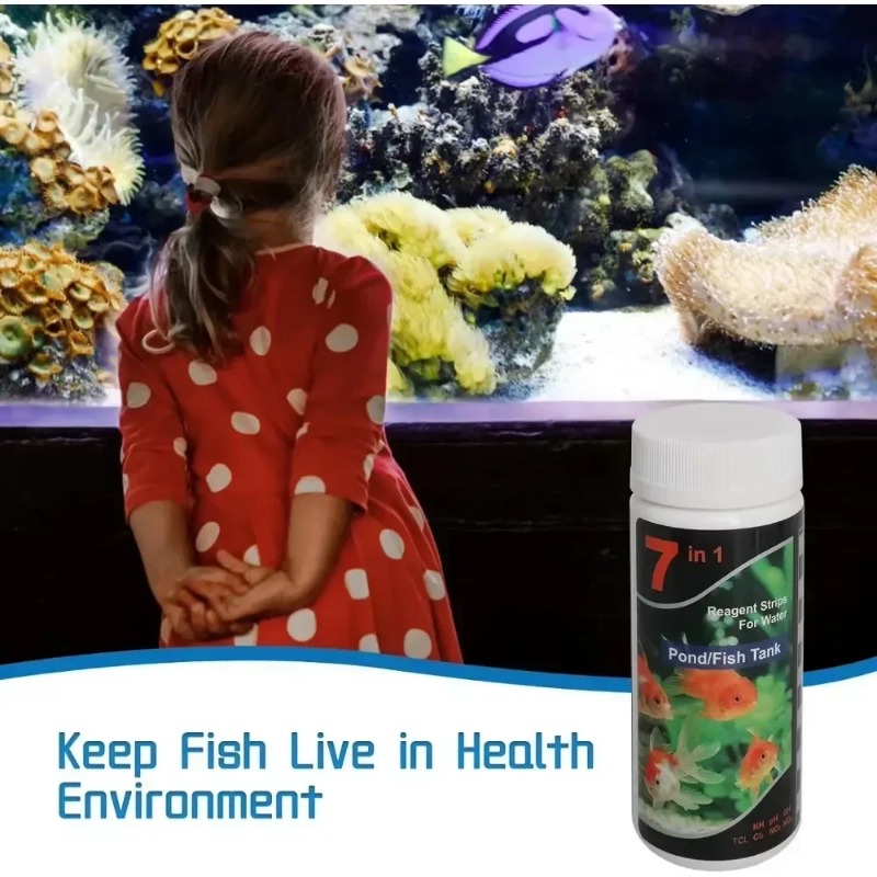 Aquarium Test Kit - Тест-полоски для аквариума: для пресной воды,