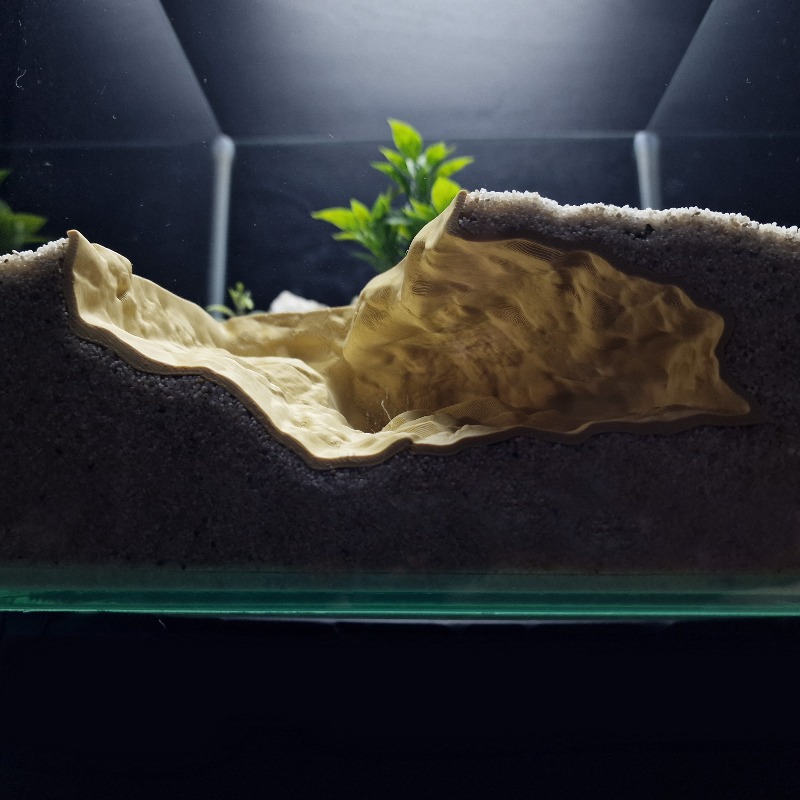 Aquarium Fish Hide - 3D-печать High Sim Natural Rock Pet