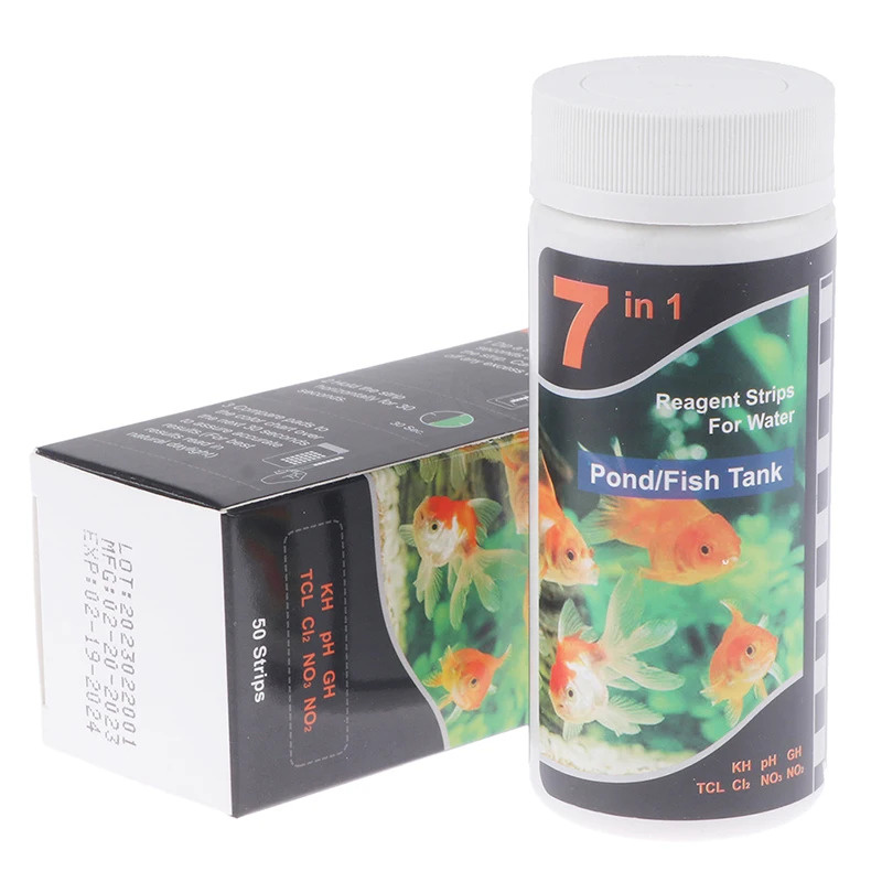 Aquarium Test Kit - Тестовая полоса PH 7-в-1, комплект для