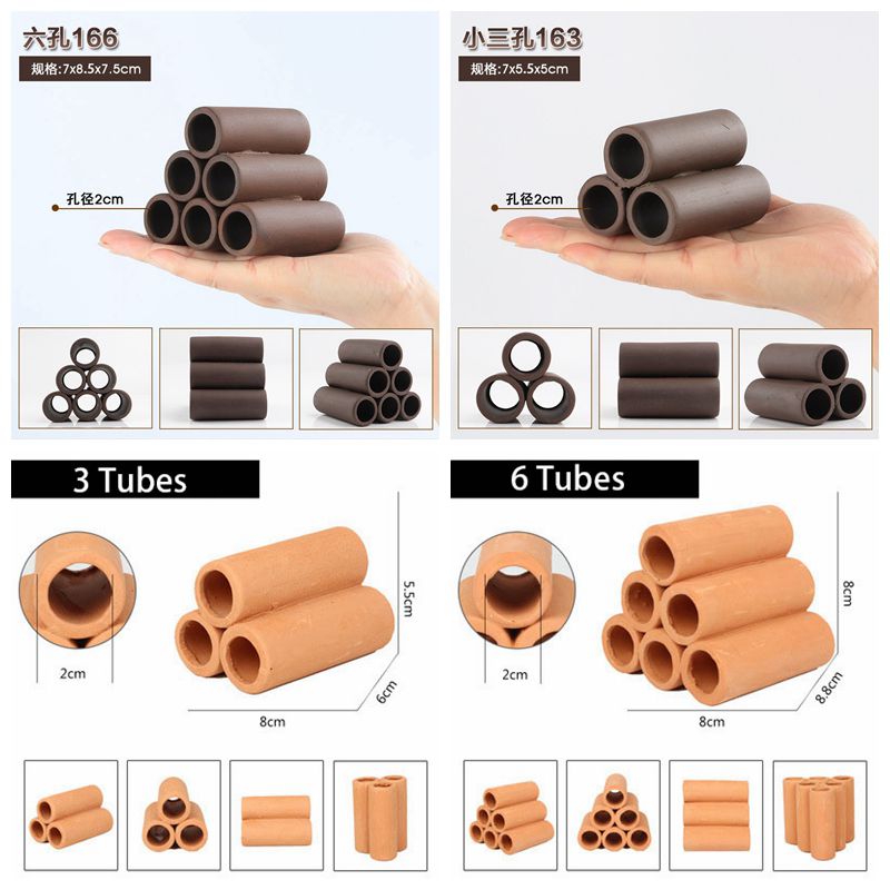 Aquarium Fish Hide - Глиняное украшение для аквариума, рыбы, креветки,
