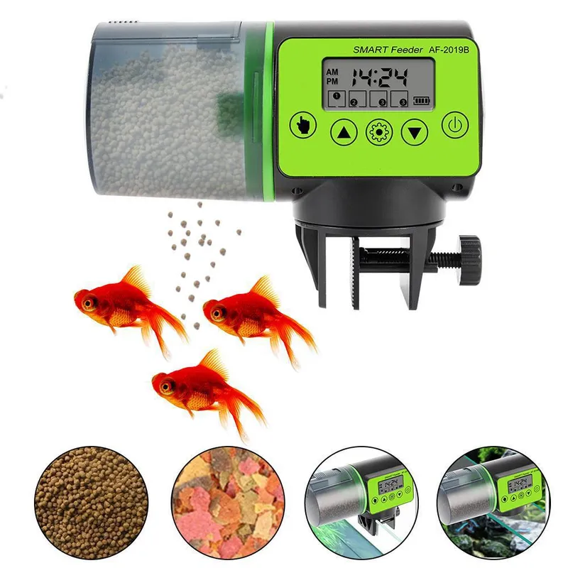 Aquarium Fish Feeder Automatic - Автоматическая кормушка для аквариума с интеллектуальным