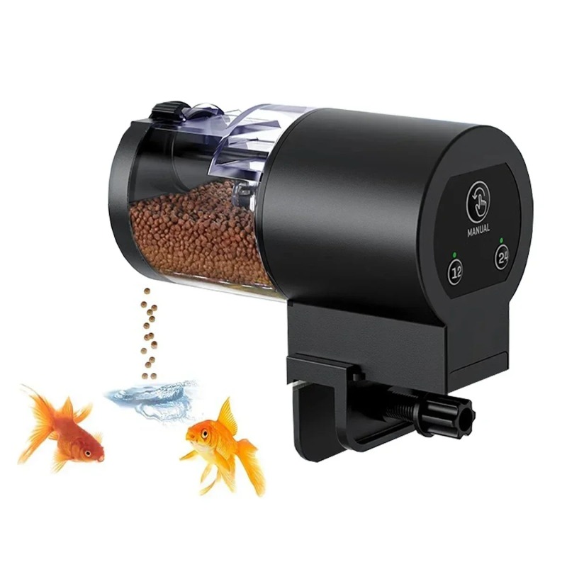 Aquarium Fish Feeder Automatic - Автоматическая цифровая кормушка для рыб 100