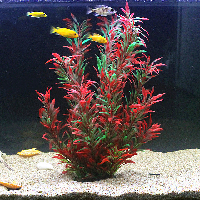 Aquarium Fish Items - 50 см искусственный аквариум редкие растения