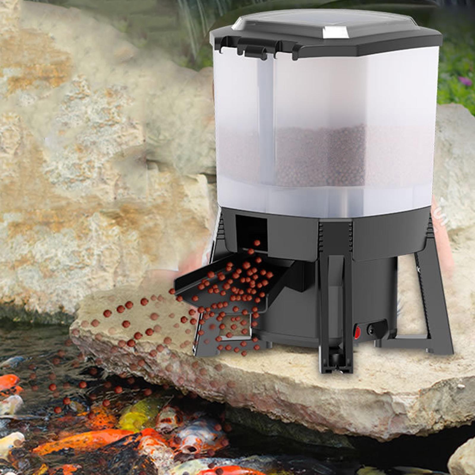 6л регулируемая солнечная авто – обзор и цена Aquarium Fish Feeder Automatic