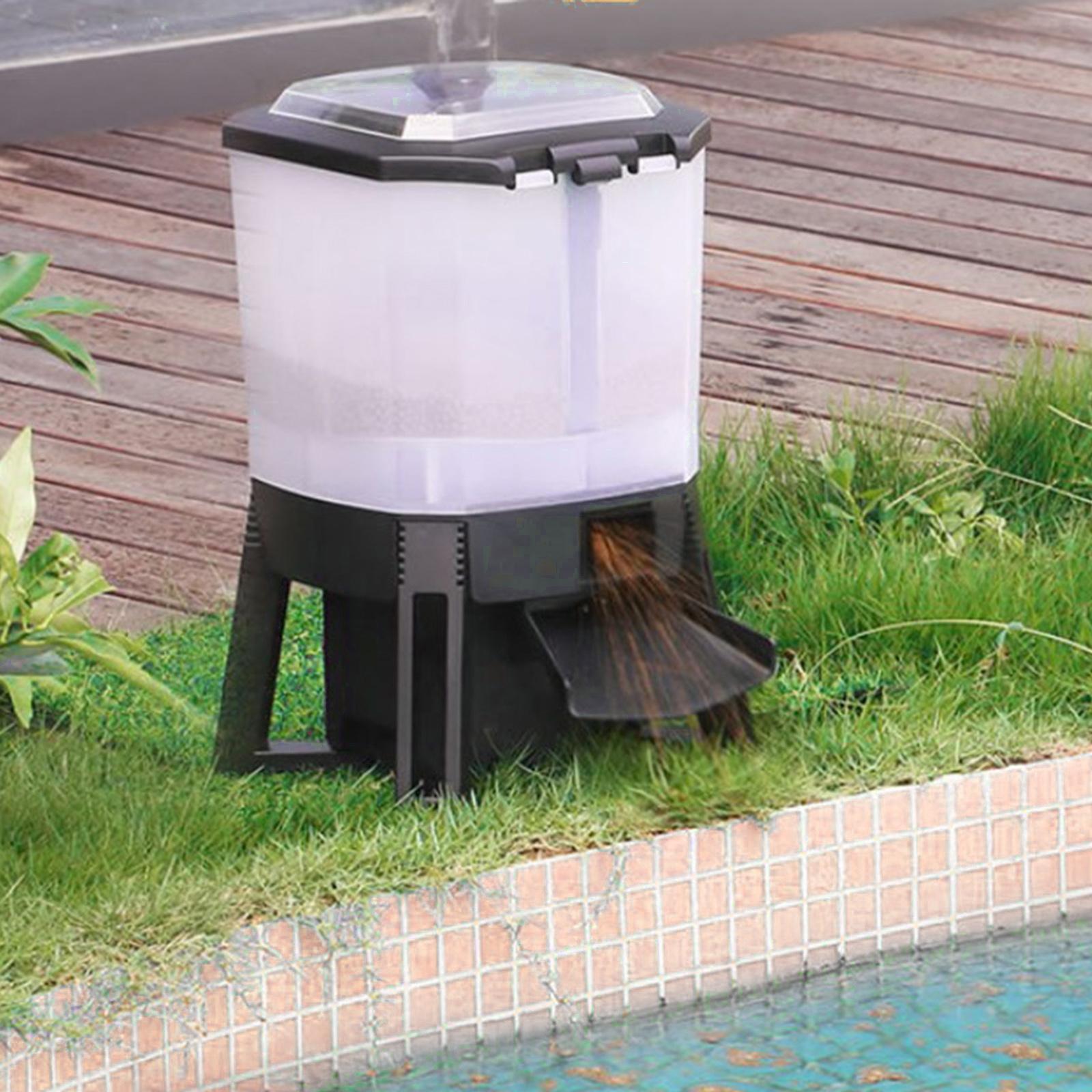 6л регулируемая солнечная авто – обзор и цена Aquarium Fish Feeder Automatic