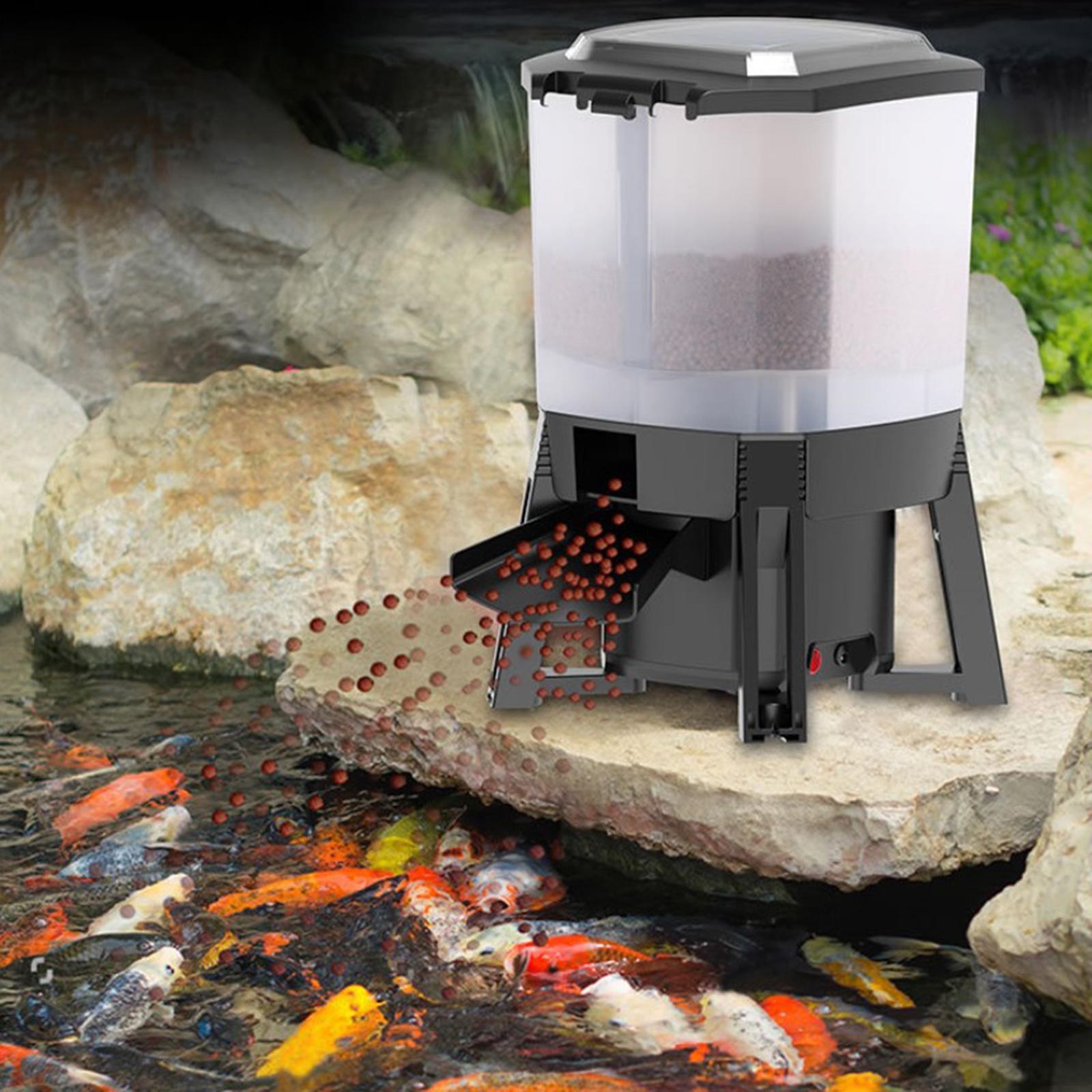 6л регулируемая солнечная авто – обзор и цена Aquarium Fish Feeder Automatic