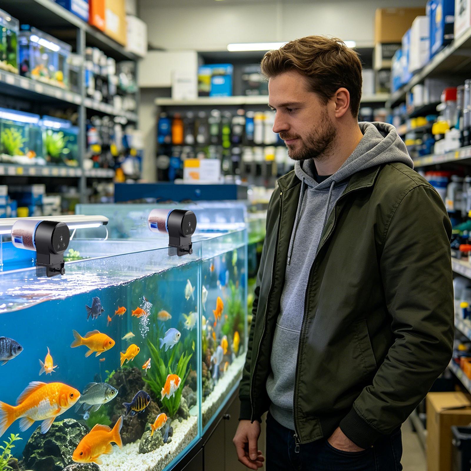 Автоматическая кормушка для ры – обзор и цена Aquarium Fish Auto Feeder