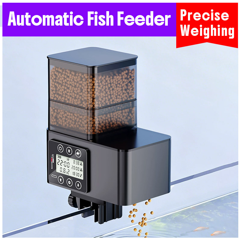 Умная автоматическая кормушка  – обзор и цена Aquarium Fish Feeder Automatic