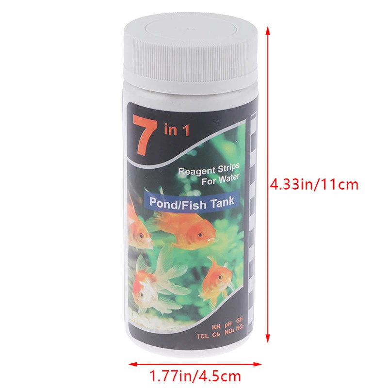 Тестовая полоса PH 7-в-1, комп – обзор и цена Aquarium Test Kit