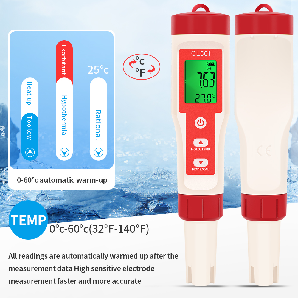 PH/CL2/H2/ORP/измеритель темпе – обзор и цена Aquarium Test Kit