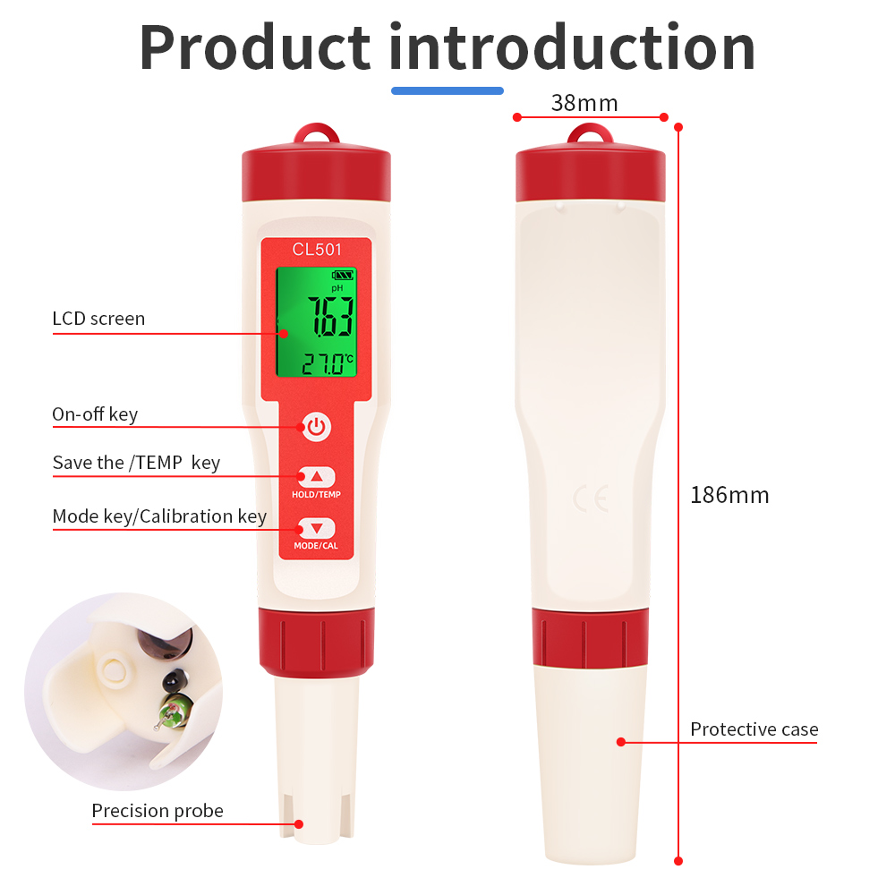 PH/CL2/H2/ORP/измеритель темпе – обзор и цена Aquarium Test Kit
