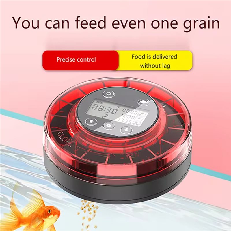 【FITTING】автоматическая кормуш – обзор и цена Aquarium Fish Auto Feeder