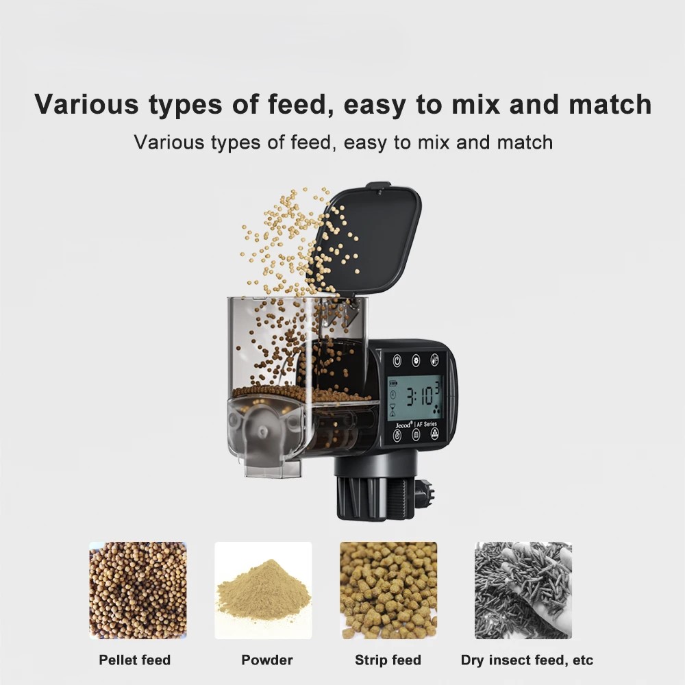 Jebao Jecod Новая автоматическ – обзор и цена Aquarium Fish Feeder Automatic