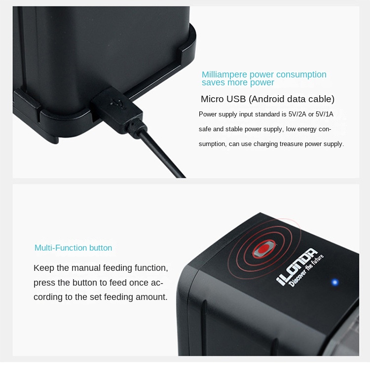 iLONDA аквариум Wi-Fi автомати – обзор и цена Aquarium Fish Feeder Automatic