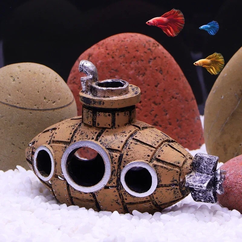 Декоративные фигурки подводных – обзор и цена Aquarium Fish Hide