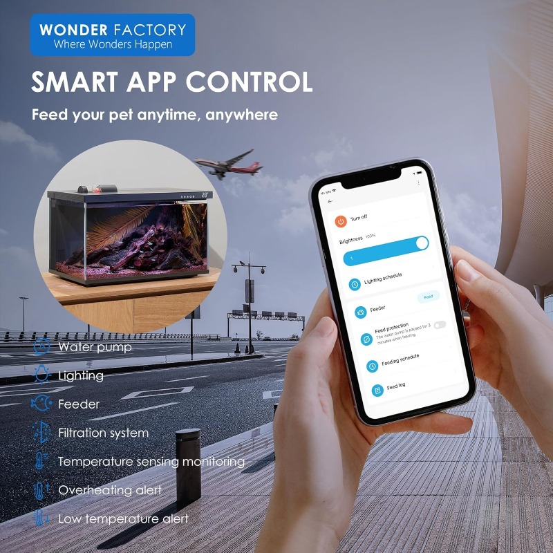 Умный аквариум, стеклянный акв – обзор и цена Aquarium Fish Feeder Automatic