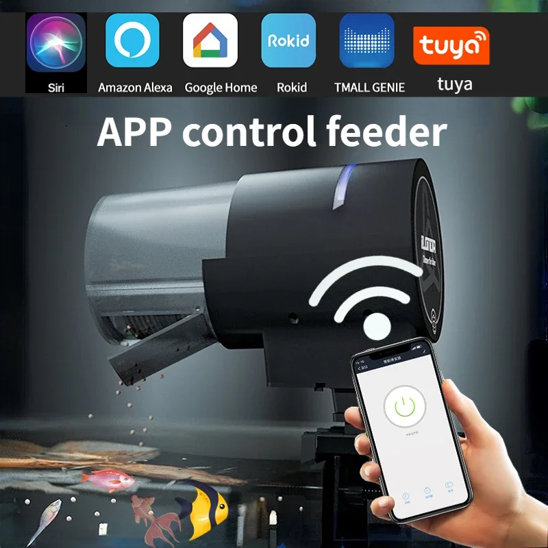 iLONDA Новая Wi-Fi автоматичес – обзор и цена Aquarium Fish Feeder Automatic